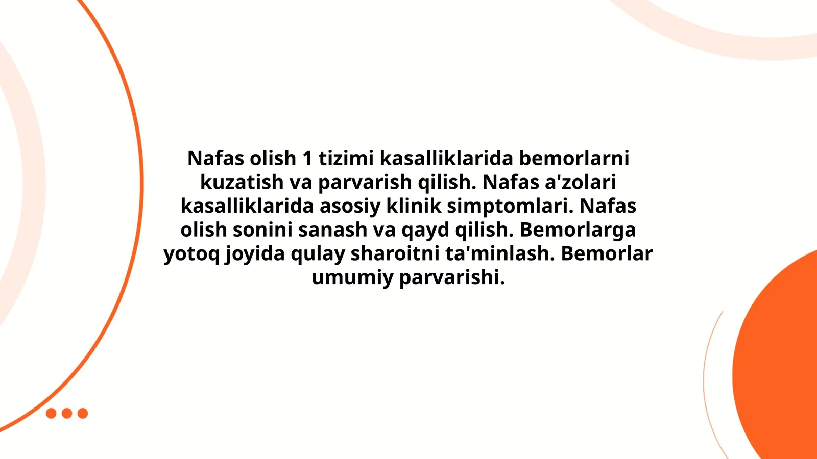 Nafas olish 1 tizimi