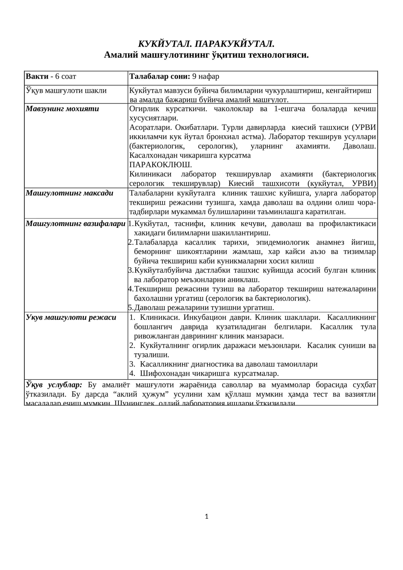Кукйутал. Паракукйутал