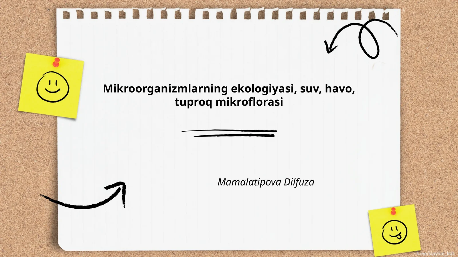Mikroorganizmlarning ekologiyasi, suv, havo, tuproq mikroflorasi