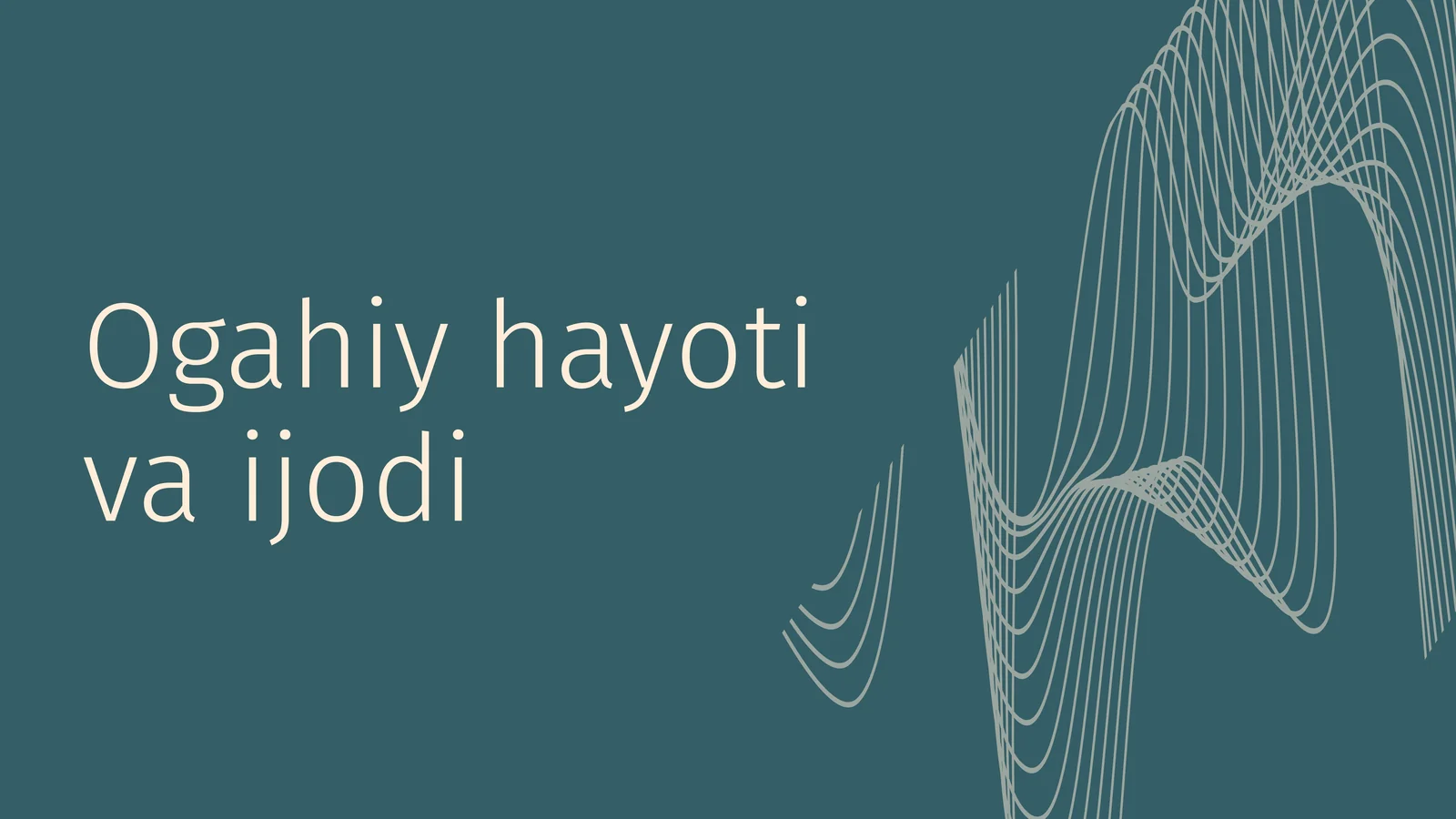 Ogahiy hayoti va ijodi
