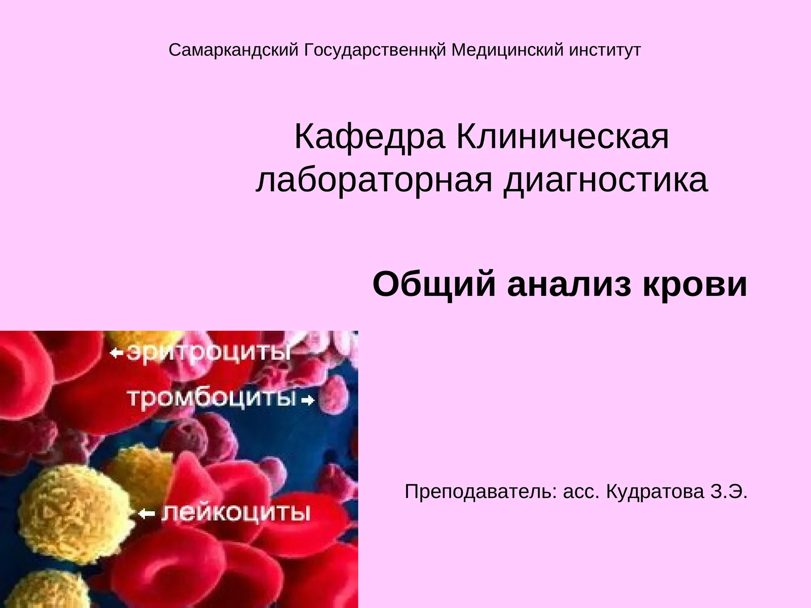 Общий анализ крови