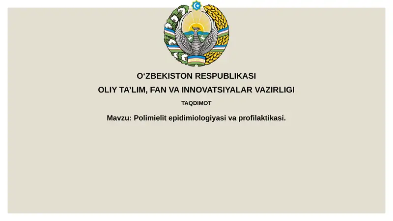 Poliomielit