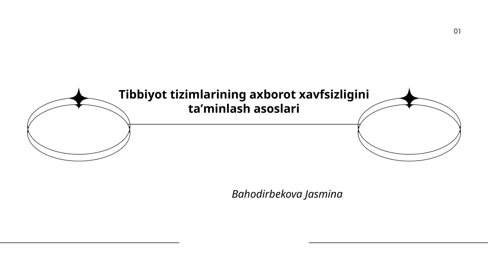 Tibbiyot tizimlarining axborot xavfsizligini taʼminlash asoslari