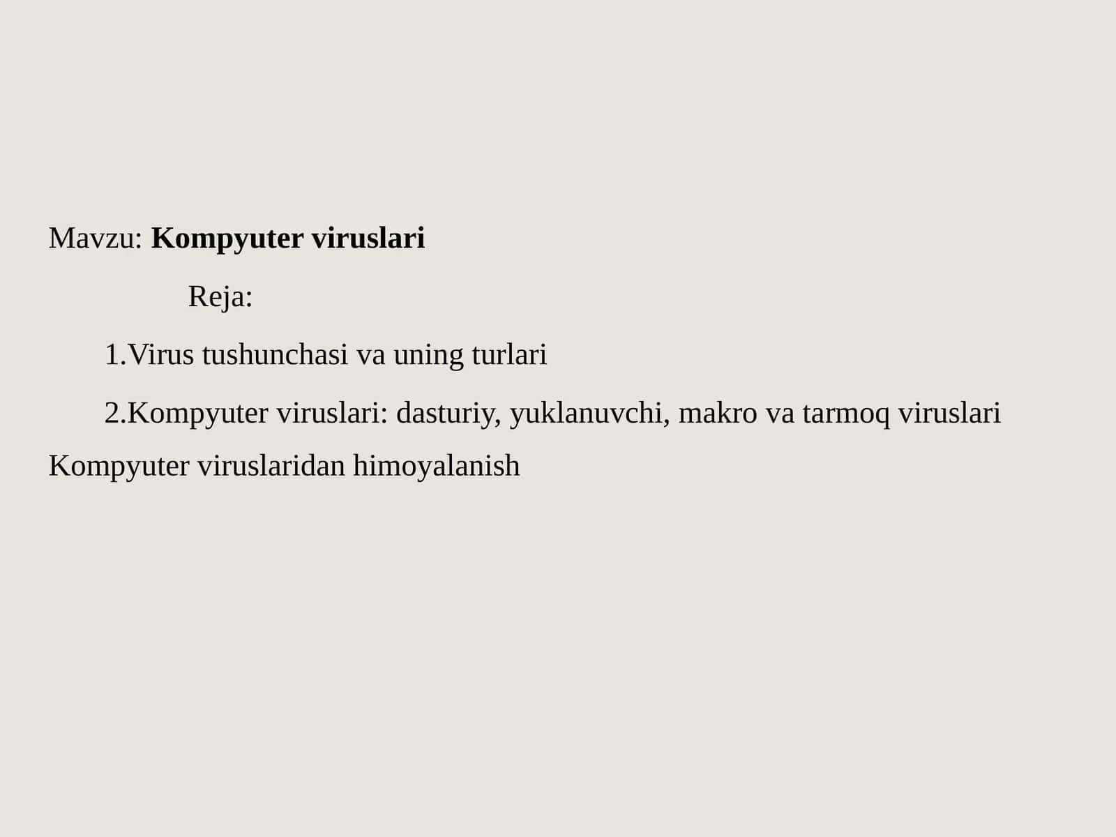 Kompyuter viruslari