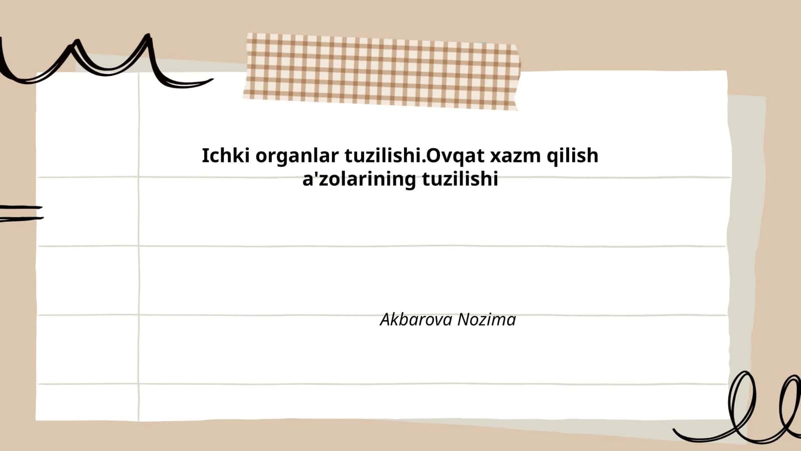 Og‘iz bo‘shlig‘i tuzilishi