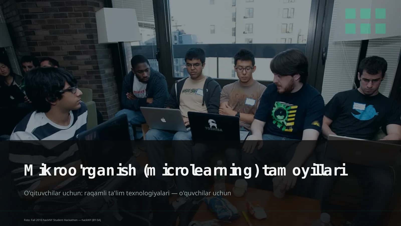 Mikroo'rganish (microlearning) tamoyillari