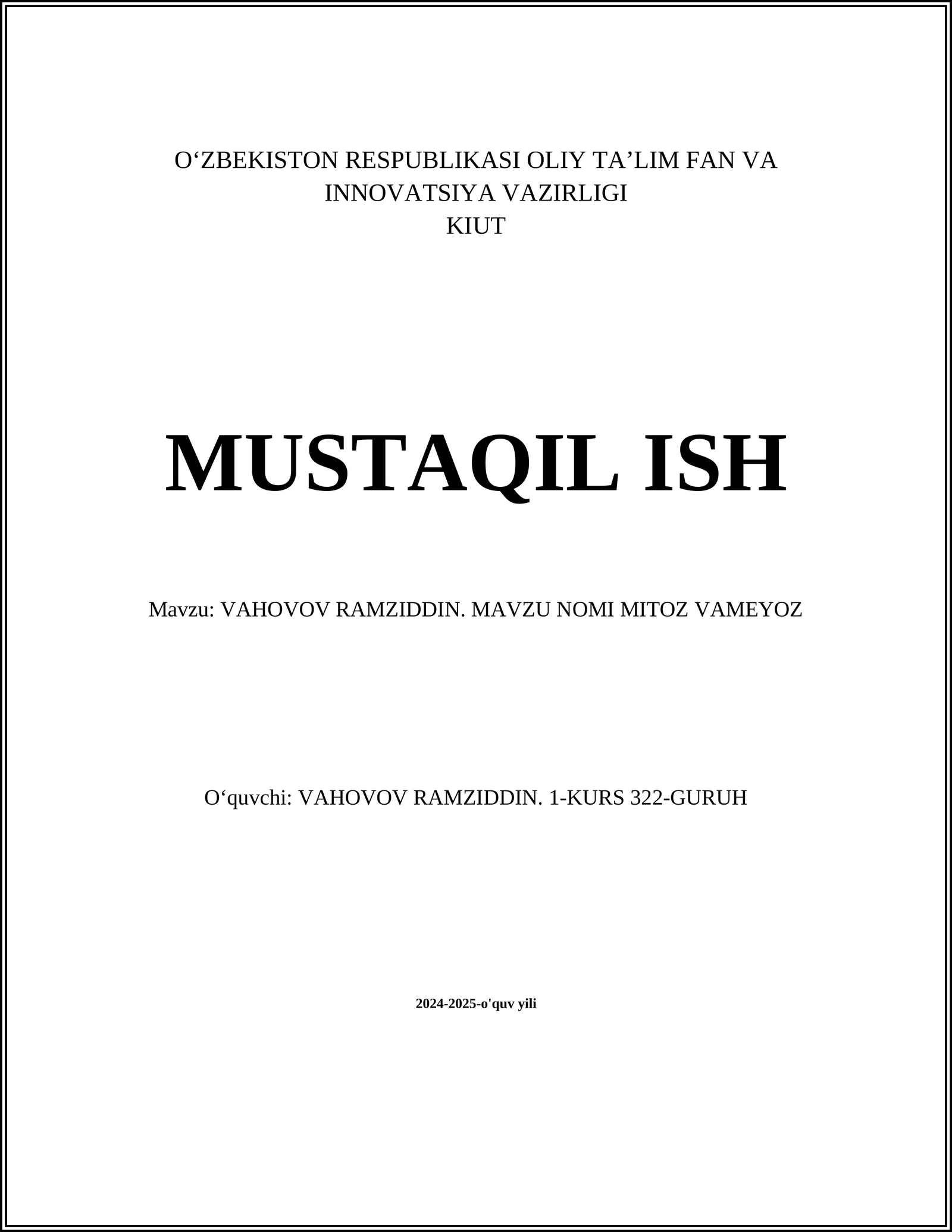 Mitoz va Meyoz
