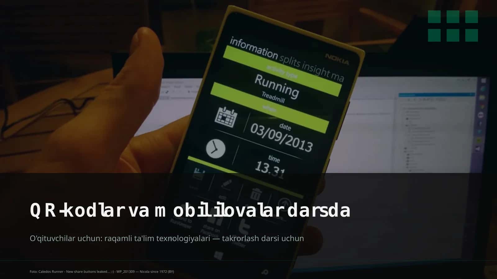 QR-kodlar va mobil ilovalar darsda