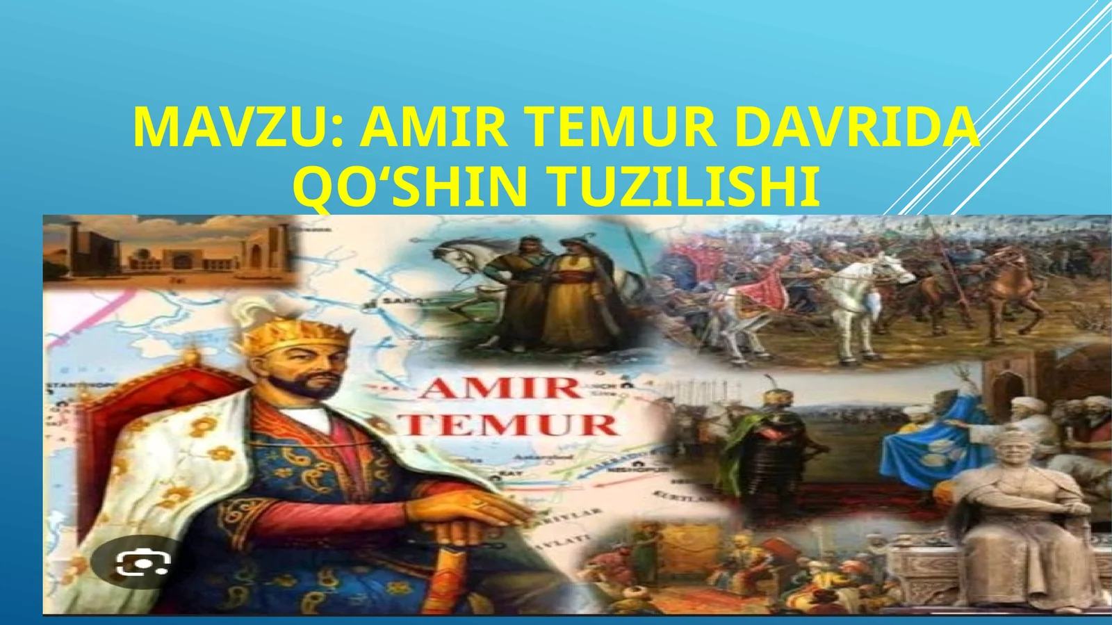 Amir Temur davrida qoʻshin tuzilishi