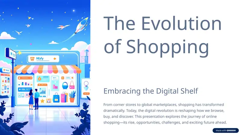 The Evolution of Shopping