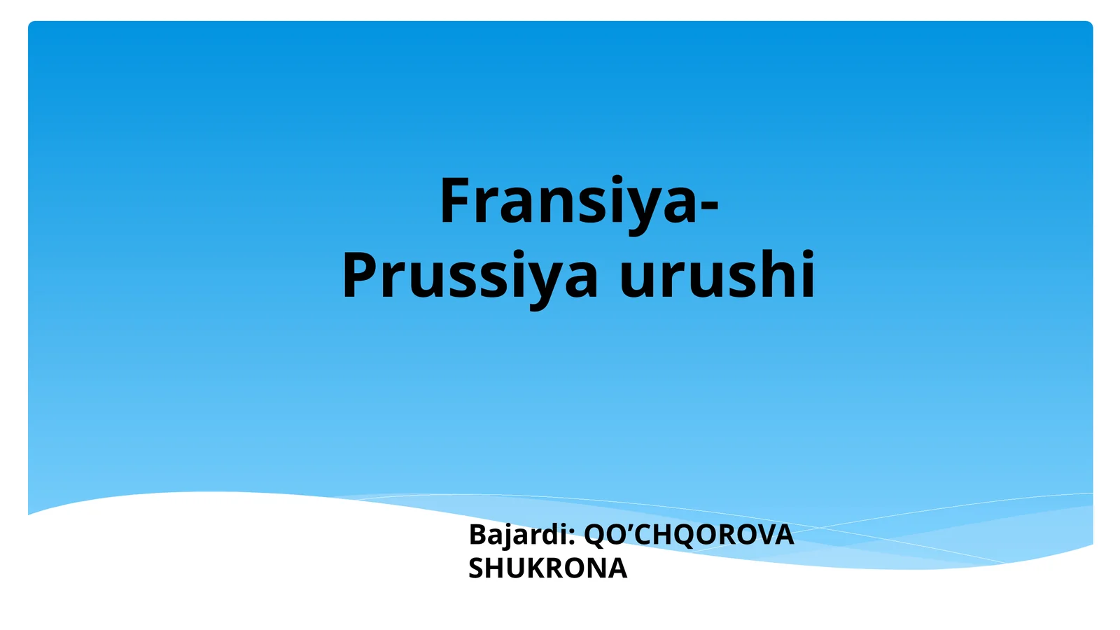Fransiya-Prussiya urushi