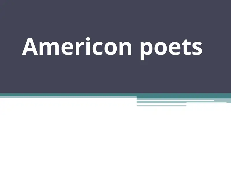 Poetry