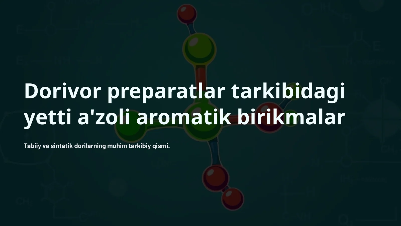 Aromatik birikmalar