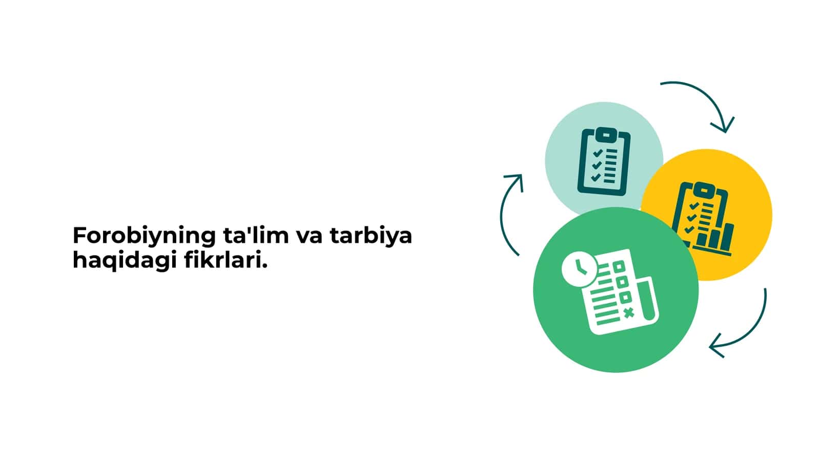 Forobiy , Beruniy va Ibn Sino asarlarida til sathlariga oid ma'lumotlarning keltirilishi