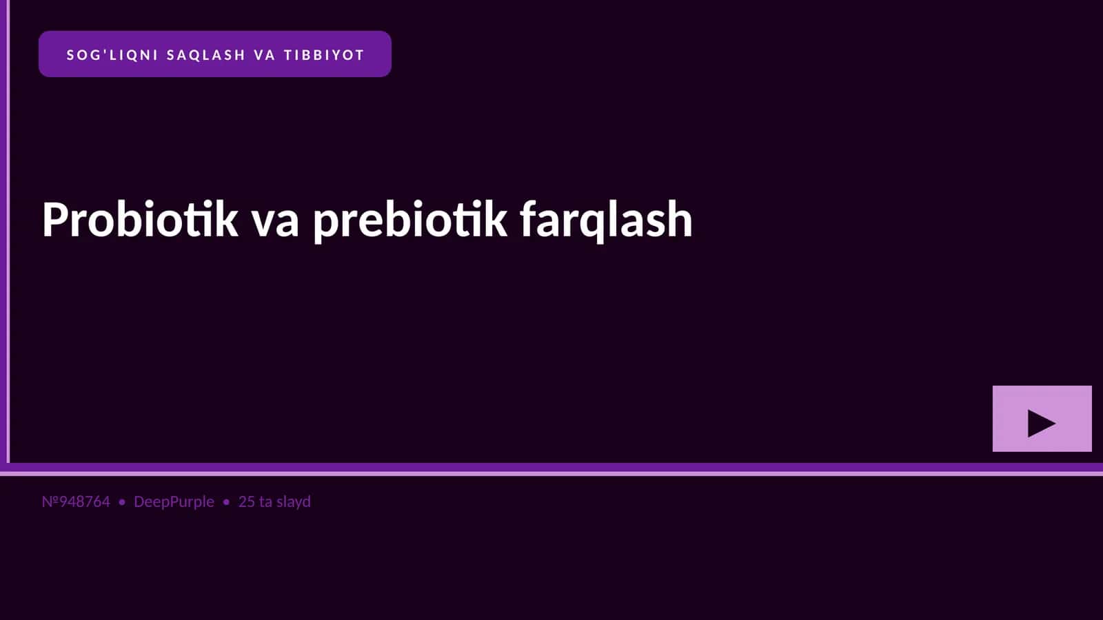Probiotik va prebiotik farqlash