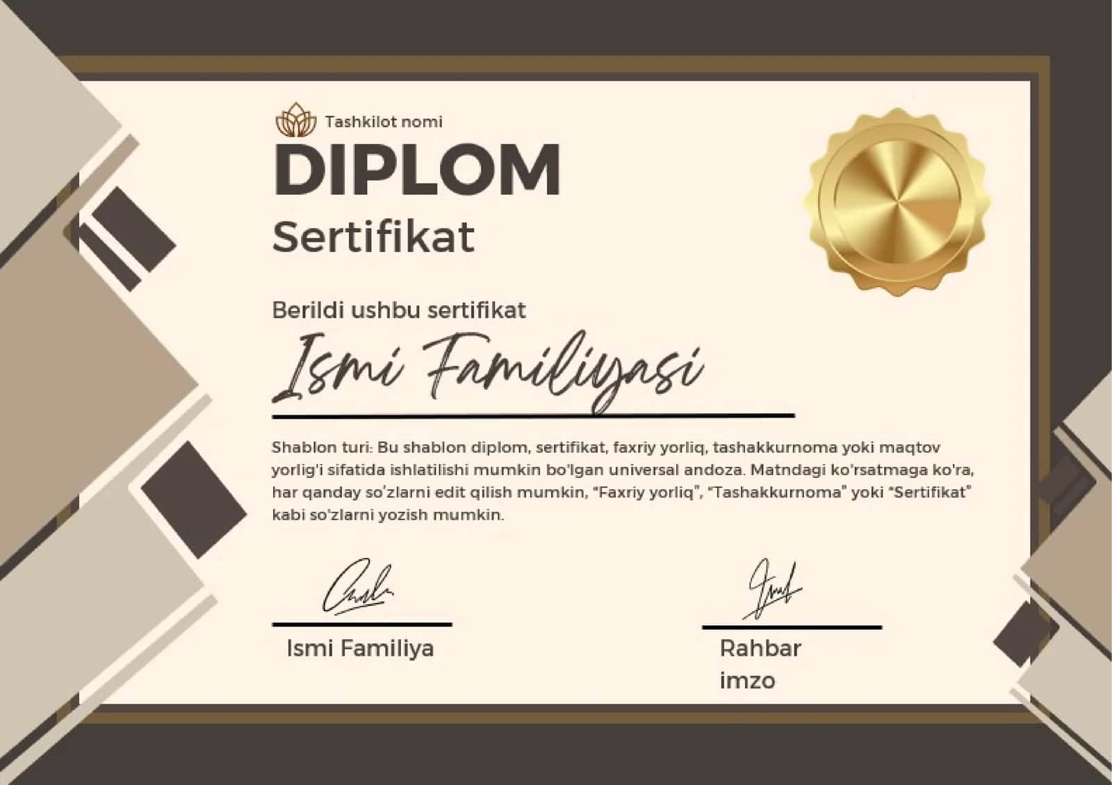 DIPLOM Sertifikat