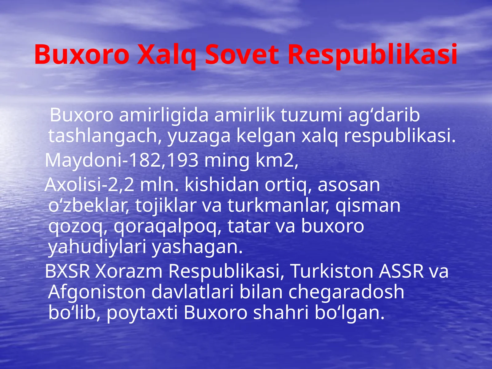 BuxoroXalqSovetRespublikasi