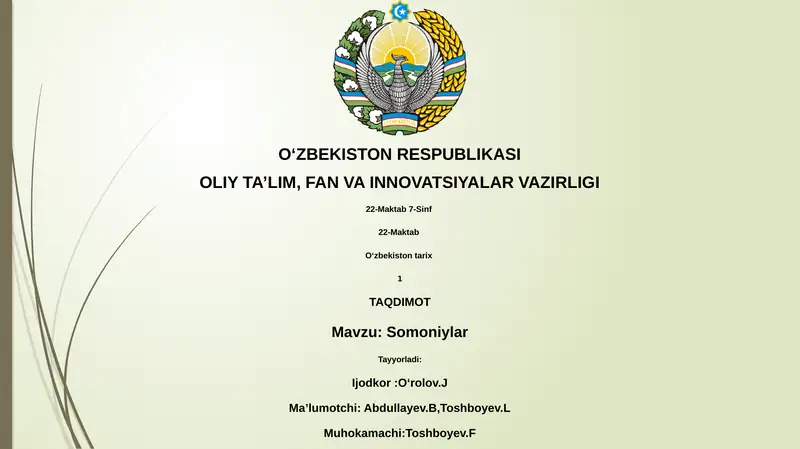 Somoniylar