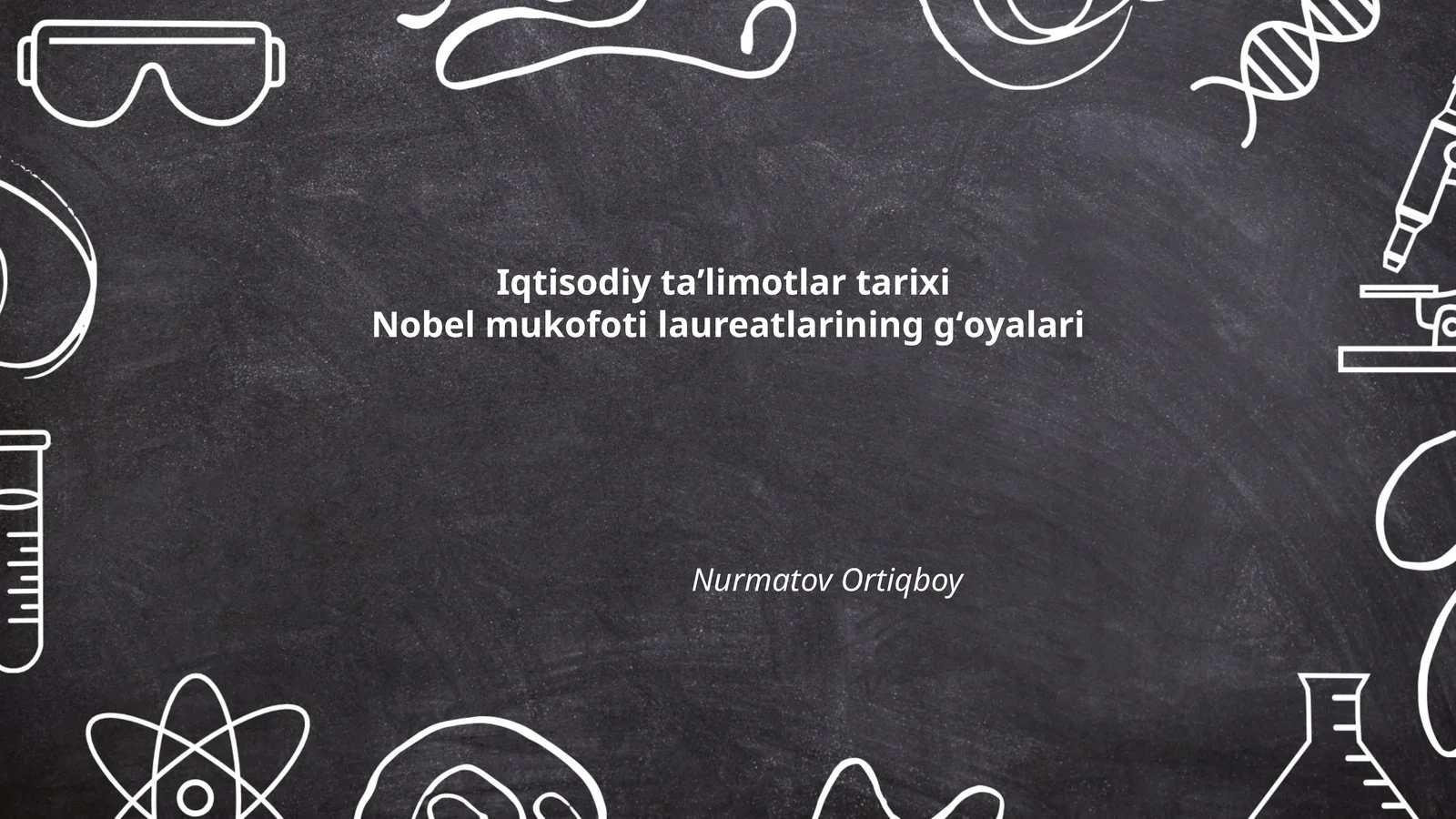 Iqtisodiy ta'limotlarda Nobel mukofoti tarixi
