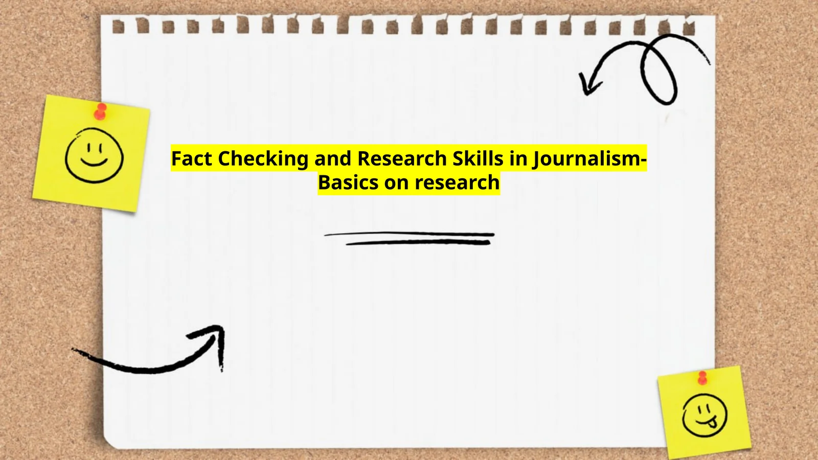 Fact Checking and Research Skills in Journalism-Basics on research