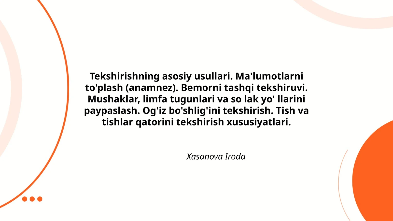 Xasanova Iroda