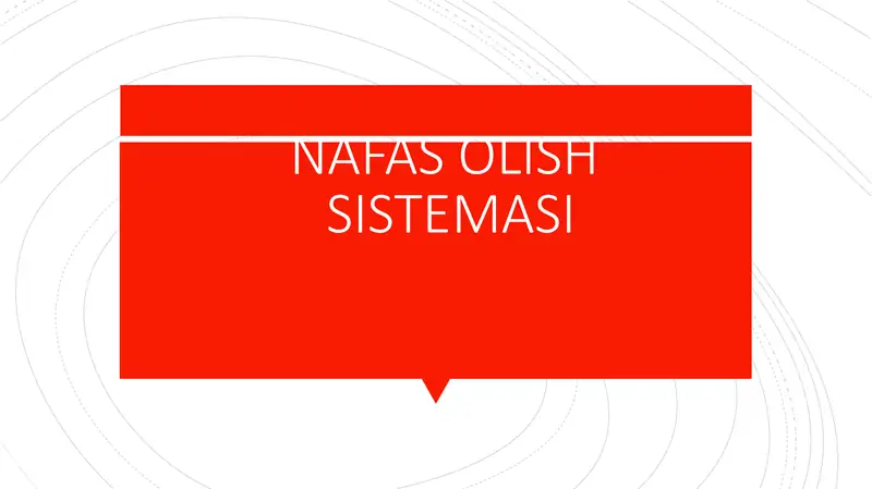 NAFAS OLISH SISTEMASI