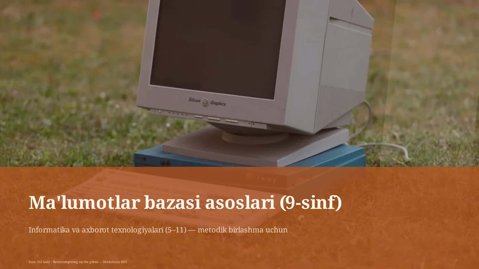 Ma'lumotlar bazasi asoslari (9-sinf)