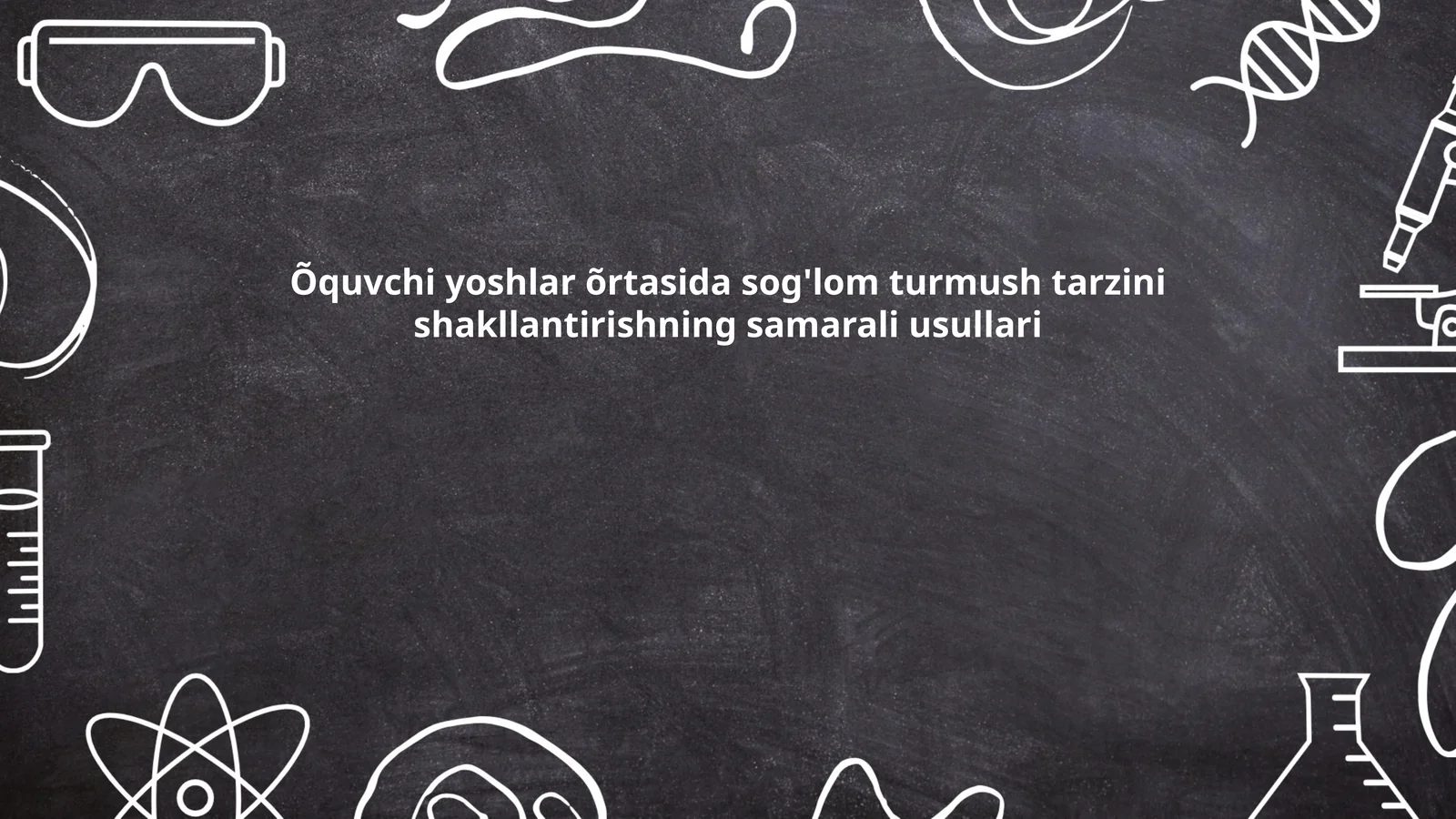 Sog'lom Turmush Tarzi