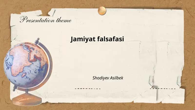 Jamiyat falsafasi