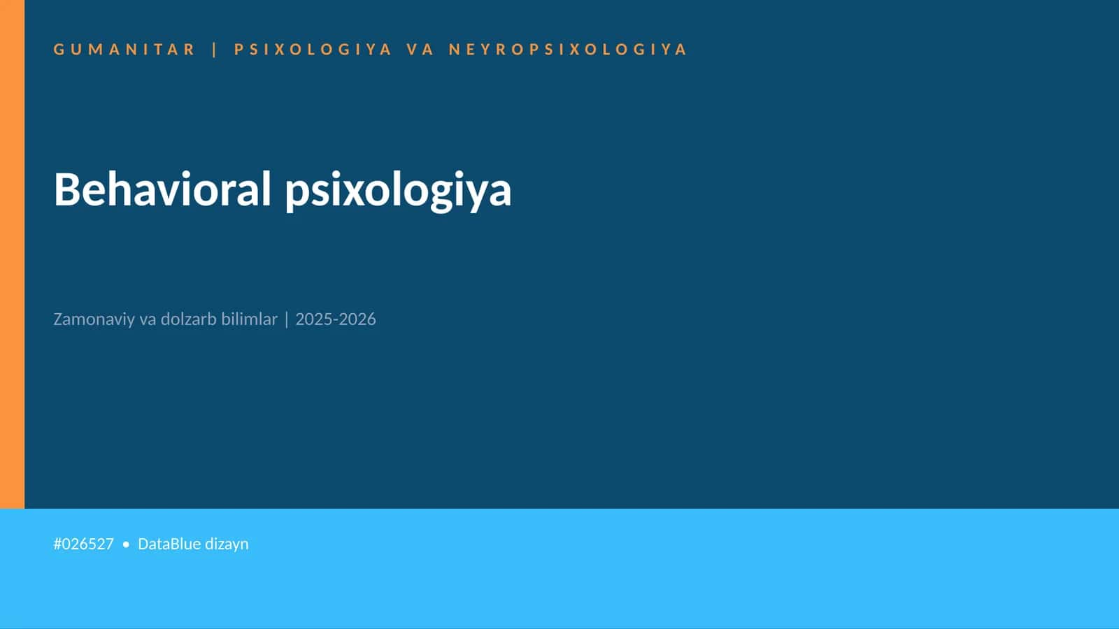 Behavioral psixologiya