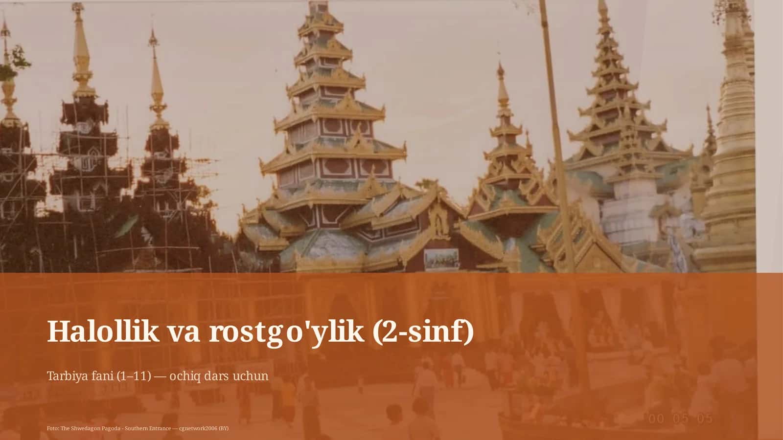 Halollik va rostgo'ylik (2-sinf)