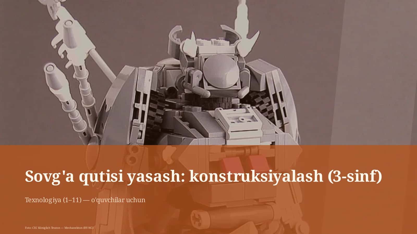 Sovg'a qutisi yasash: konstruksiyalash (3-sinf)