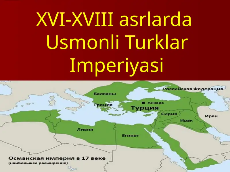 XVI-XVIII asrlarda Usmonli Turklar Imperiyasi Ramzlari