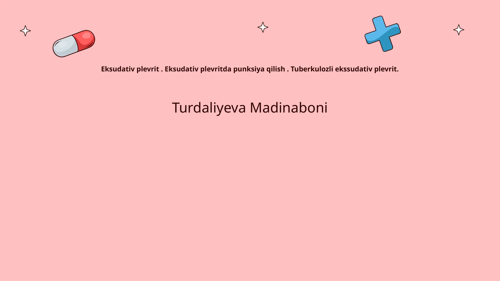 Eksudativ plevrit