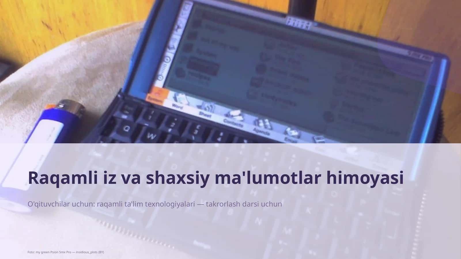 Raqamli iz va shaxsiy ma'lumotlar himoyasi
