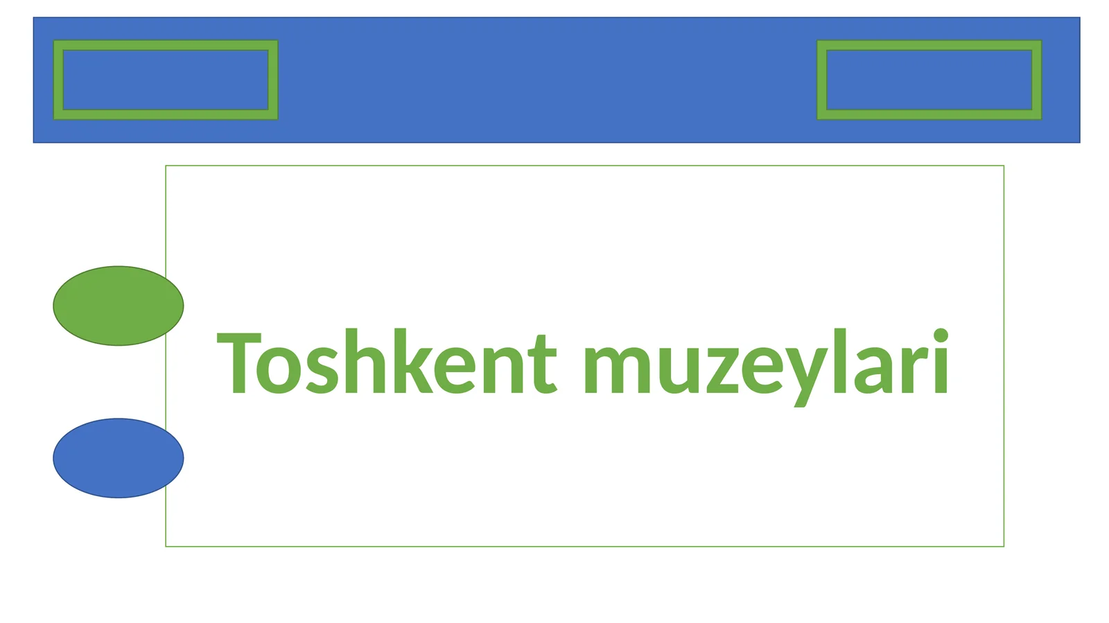 TOSHKENT MUZEYLARI