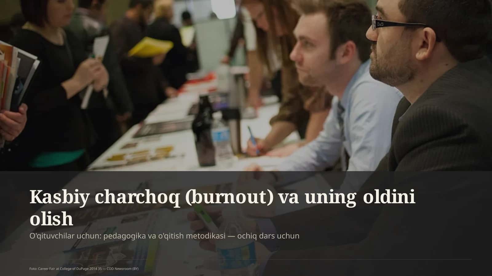 O'qituvchilar uchun: pedagogika va o'qitish metodikasi