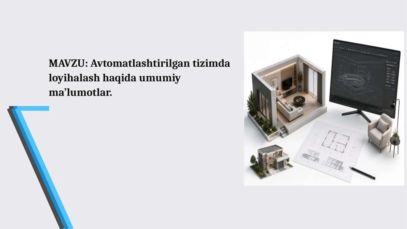Avtomatlashtirilgan loyihalash tizimi (ALT)