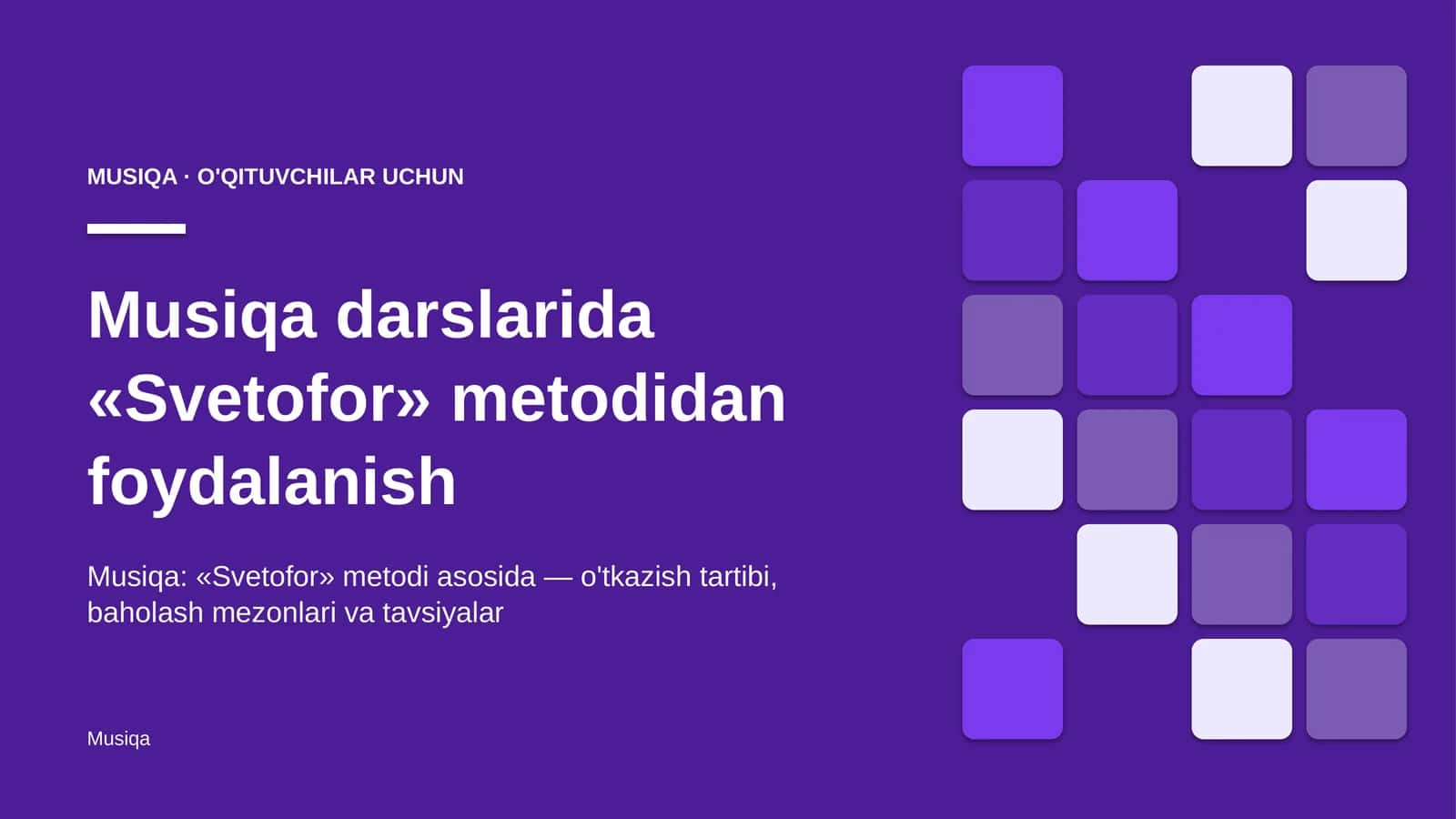 musiqa darslarida svetofor metodidan foydalanish 1665