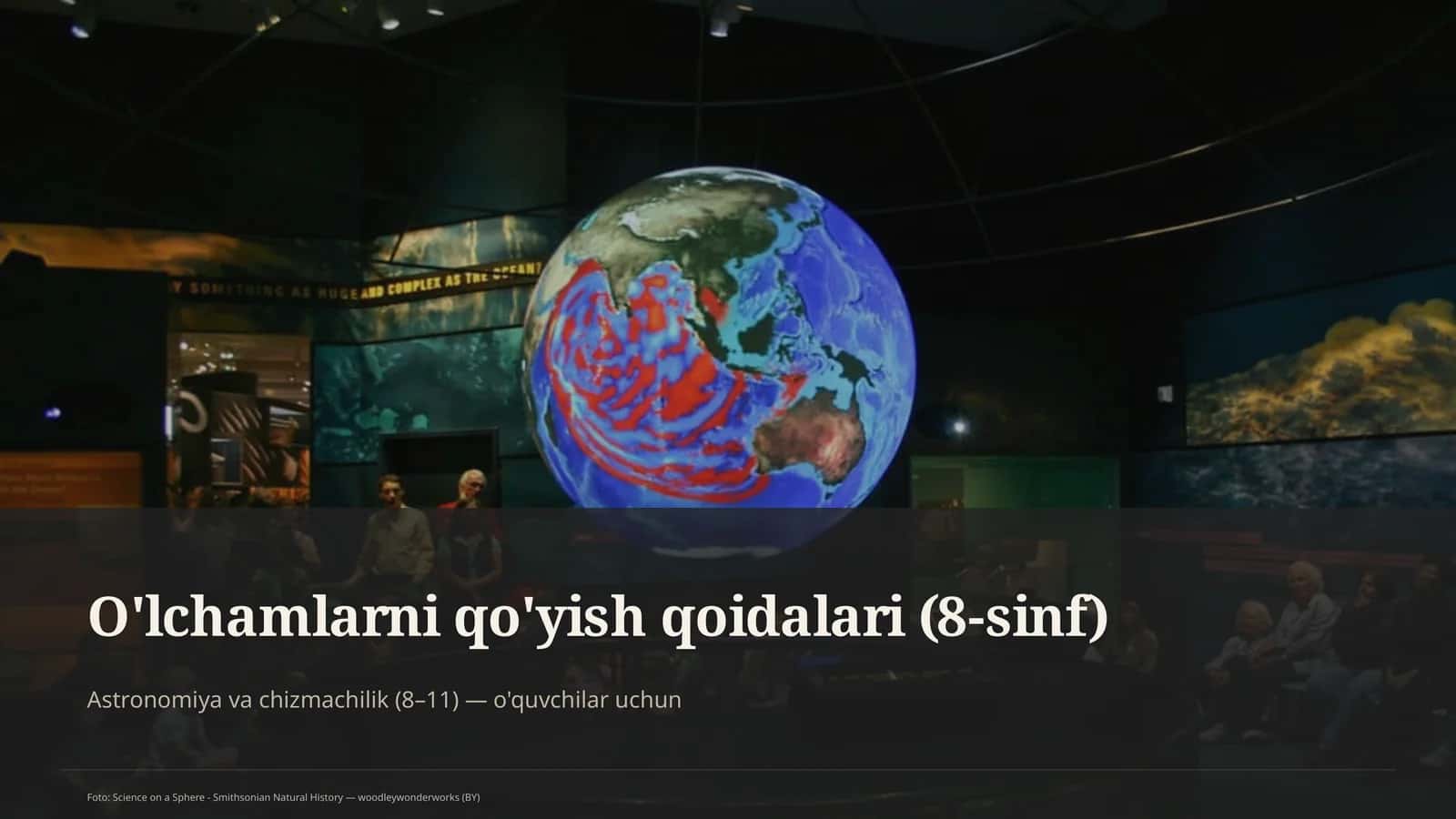Astronomiya va chizmachilik (8–11) — o'quvchilar uchun