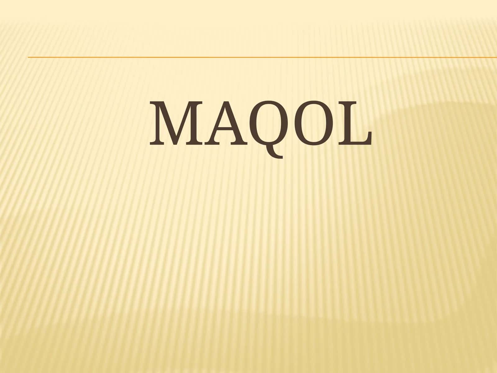 Maqol