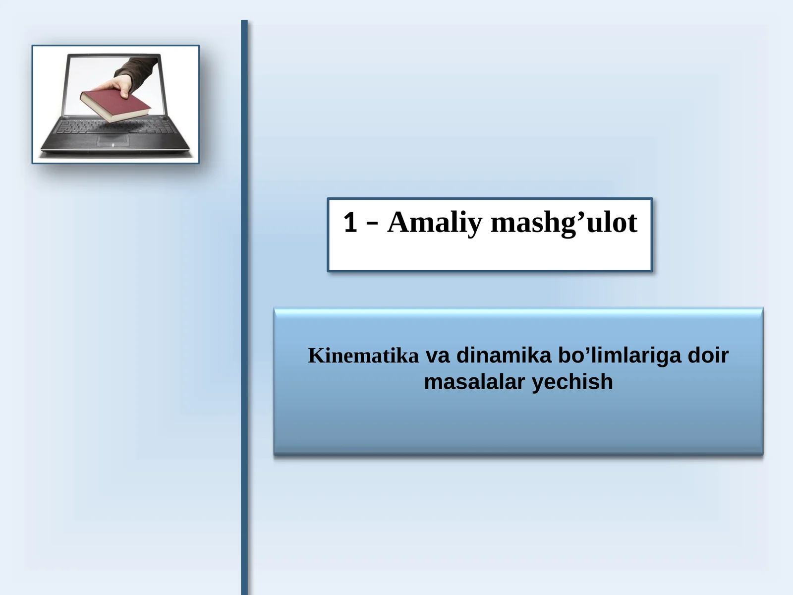 Kinematika va Dinamika