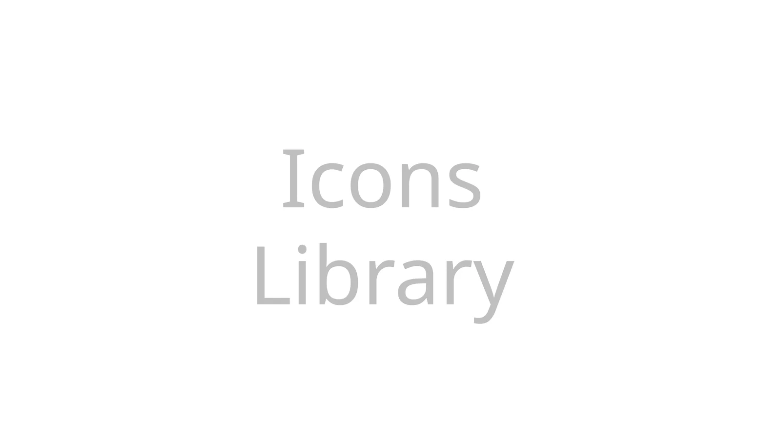 Icons Library