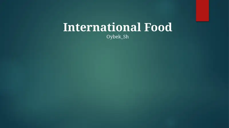 International Food