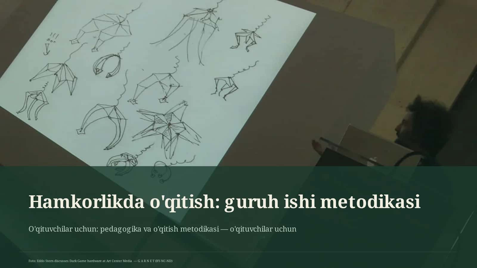 Hamkorlikda o'qitish: guruh ishi metodikasi