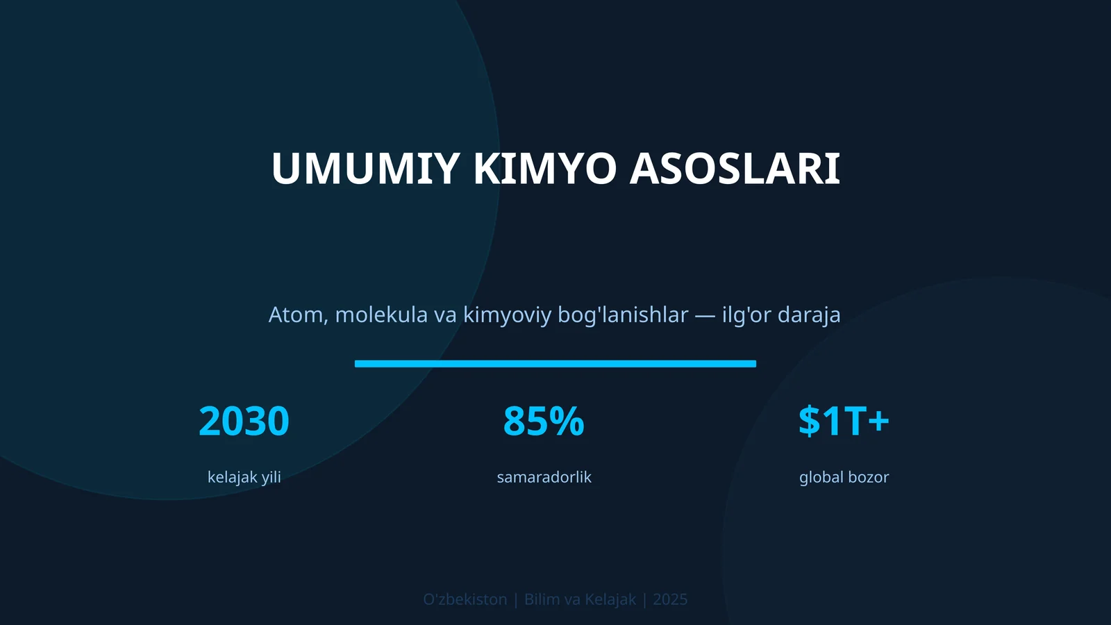 Umumiy kimyo asoslari