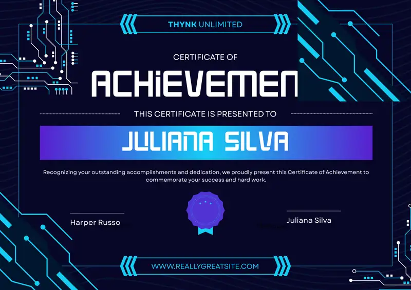 Certificate of Achievement
