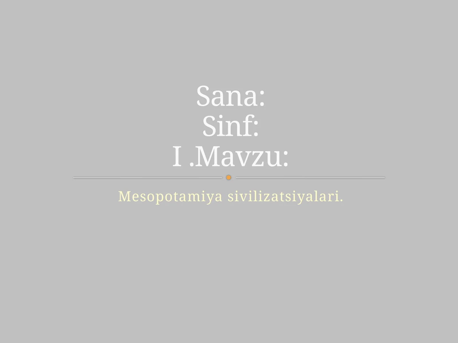 Mesopotamiya Civilizations