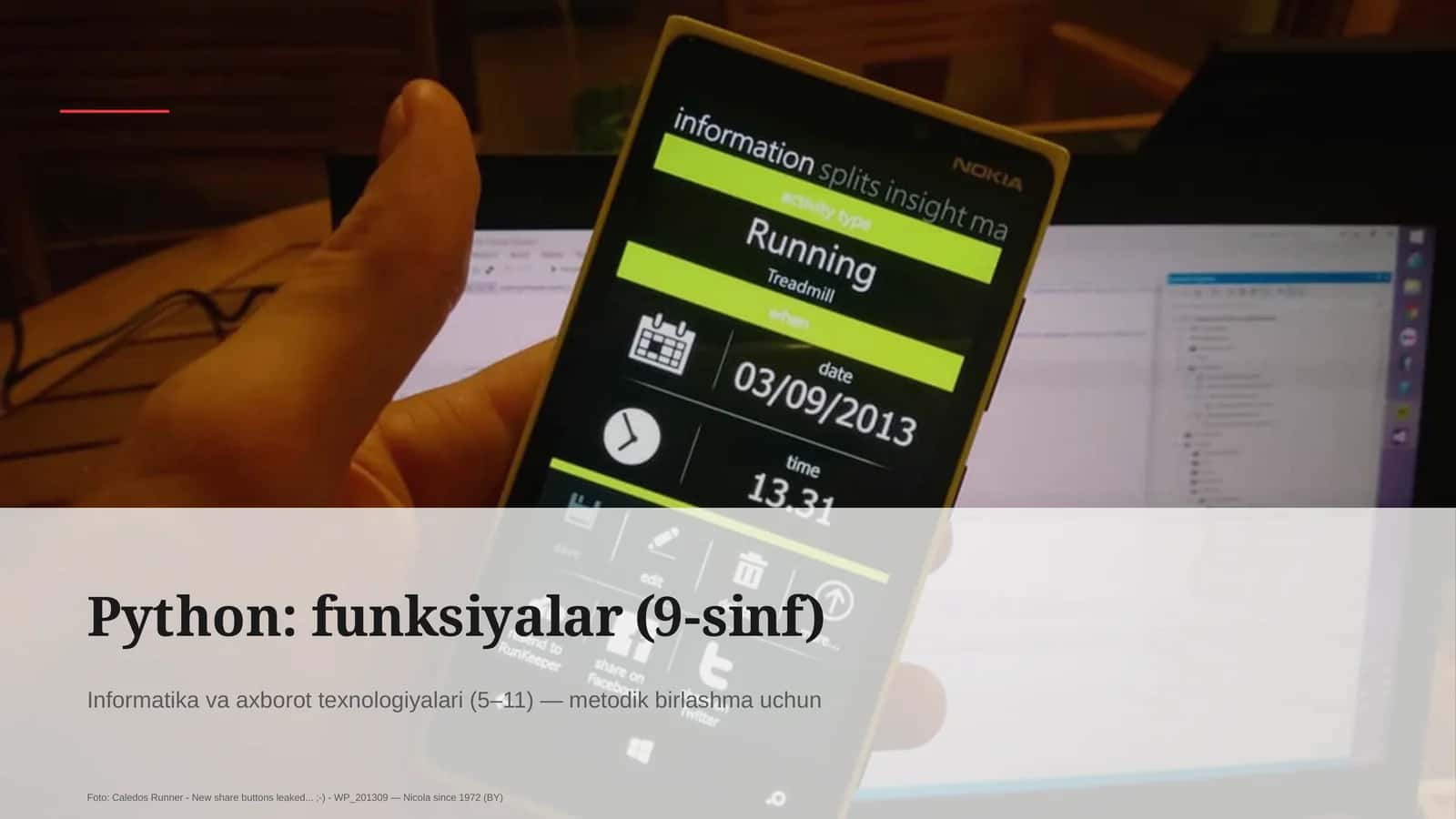 Python: funksiyalar (9-sinf)