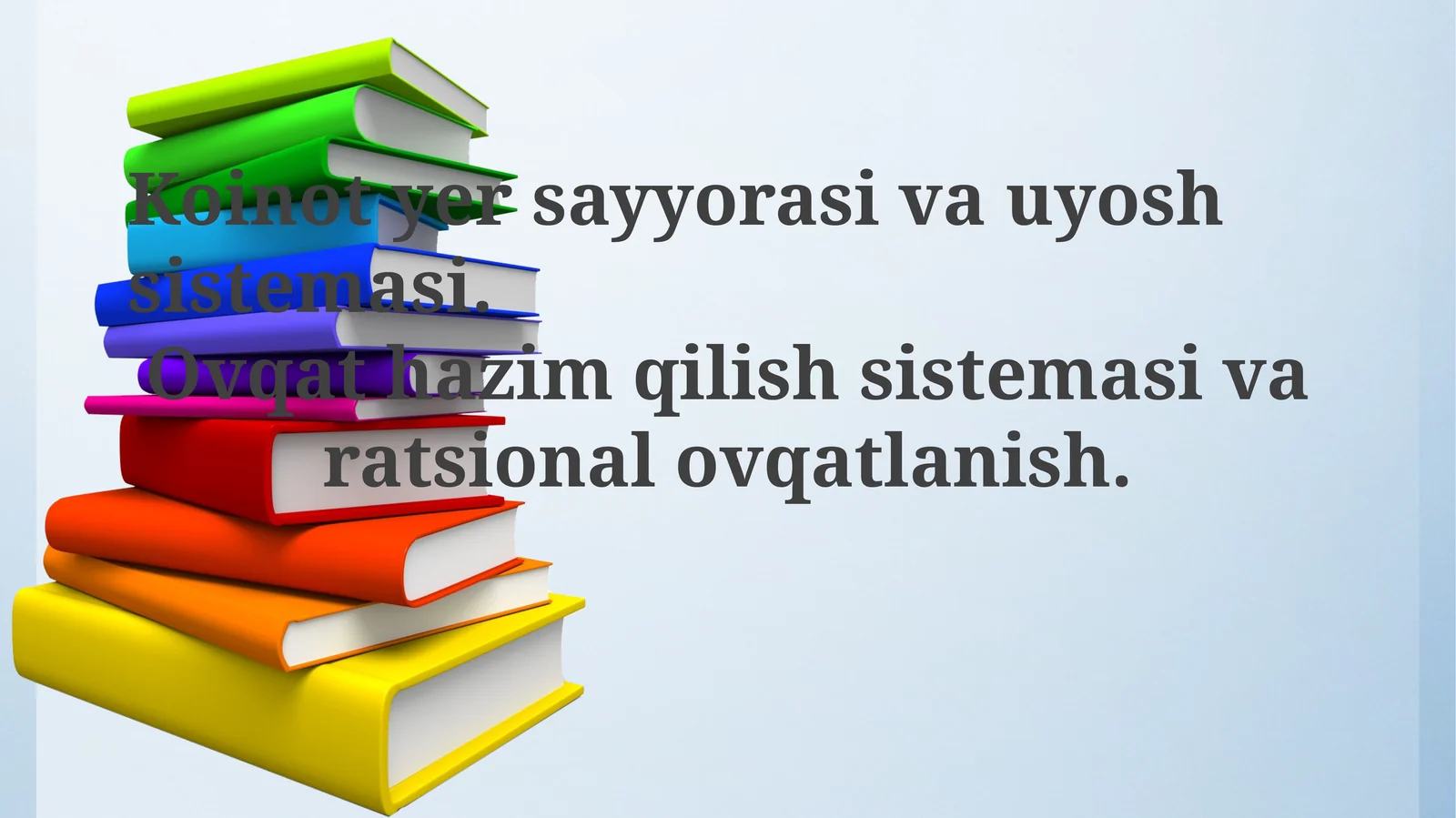 Yer va Quyosh Sistemasi